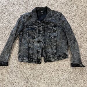 Simply Vera Black Washed Denim Jacket